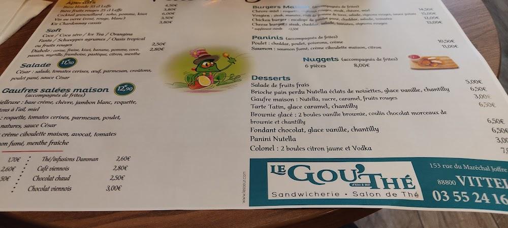 Le Gou'Thé d'Alex & Mél - Menu Image 2